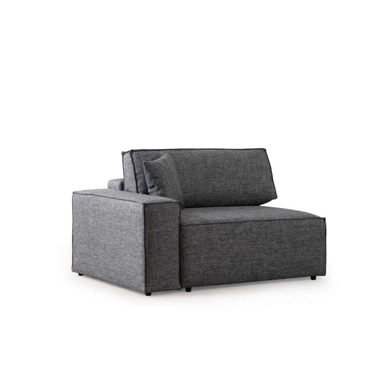 Corner Sofa-Bed Pırlo Corner Right - Dark Grey Dark Grey