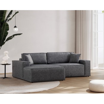 Corner Sofa-Bed Pırlo Corner Left - Dark Grey Dark Grey