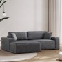 Corner Sofa-Bed Pırlo Corner Left - Dark Grey Dark Grey