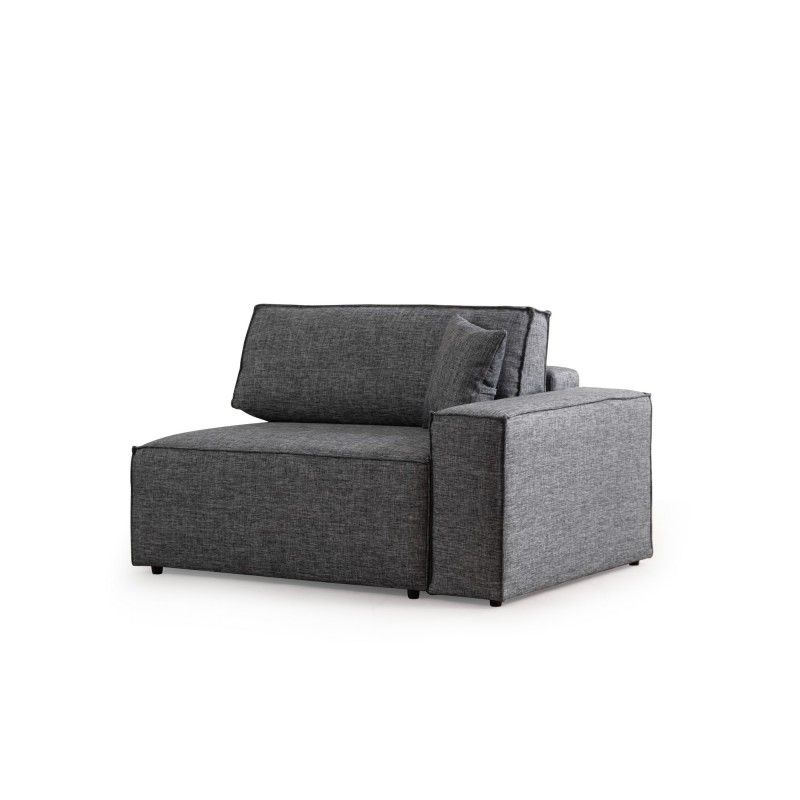 Corner Sofa-Bed Pırlo Corner Left - Dark Grey Dark Grey