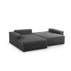 Corner Sofa-Bed Pırlo Corner Left - Dark Grey Dark Grey