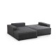 Corner Sofa-Bed Pırlo Corner Left - Dark Grey Dark Grey Corner Sofa-Bed Pırlo Corner Left - Dark Grey Dark Grey