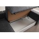 Corner Sofa-Bed Pırlo Corner Left - Dark Grey Dark Grey Corner Sofa-Bed Pırlo Corner Left - Dark Grey Dark Grey