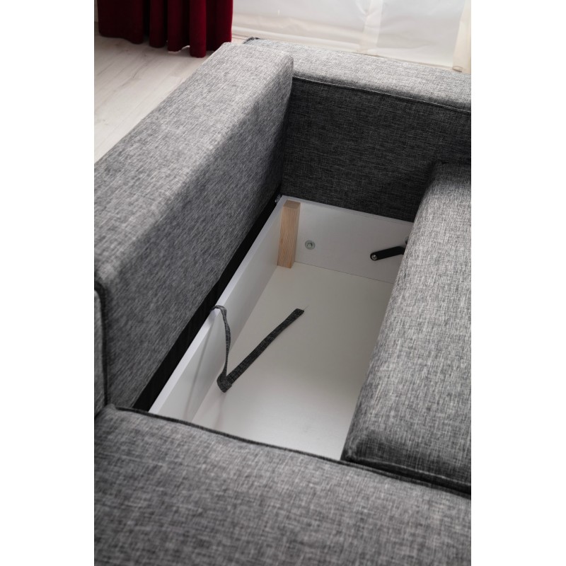 Corner Sofa-Bed Pırlo Corner Left - Dark Grey Dark Grey