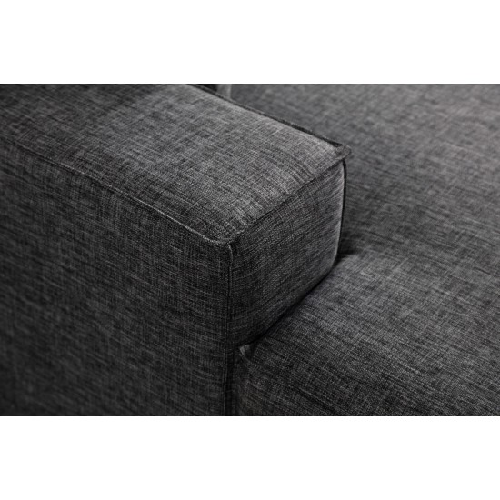 Corner Sofa-Bed Pırlo Corner Left - Dark Grey Dark Grey Corner Sofa-Bed Pırlo Corner Left - Dark Grey Dark Grey