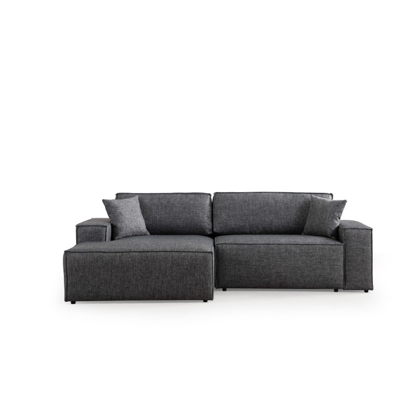 Corner Sofa-Bed Pırlo Corner Left - Dark Grey Dark Grey
