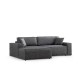Corner Sofa-Bed Pırlo Corner Left - Dark Grey Dark Grey Corner Sofa-Bed Pırlo Corner Left - Dark Grey Dark Grey