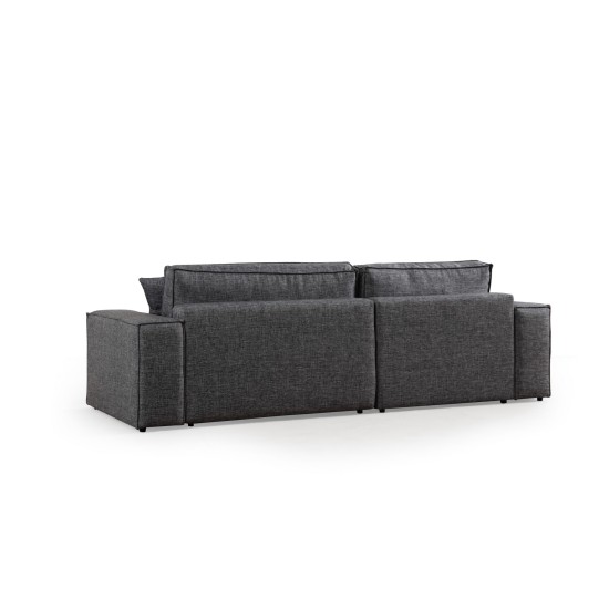 Corner Sofa-Bed Pırlo Corner Left - Dark Grey Dark Grey Corner Sofa-Bed Pırlo Corner Left - Dark Grey Dark Grey
