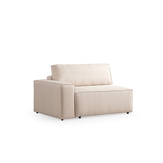 Corner Sofa-Bed Pırlo Corner Right - Ecru Ecru Corner Sofa-Bed Pırlo Corner Right - Ecru Ecru