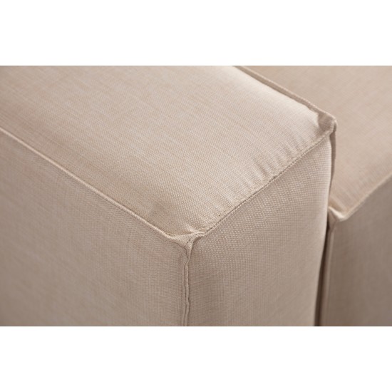 Corner Sofa-Bed Pırlo Corner Right - Ecru Ecru Corner Sofa-Bed Pırlo Corner Right - Ecru Ecru