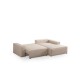 Corner Sofa-Bed Pırlo Corner Right - Ecru Ecru Corner Sofa-Bed Pırlo Corner Right - Ecru Ecru