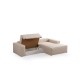 Corner Sofa-Bed Pırlo Corner Right - Ecru Ecru Corner Sofa-Bed Pırlo Corner Right - Ecru Ecru