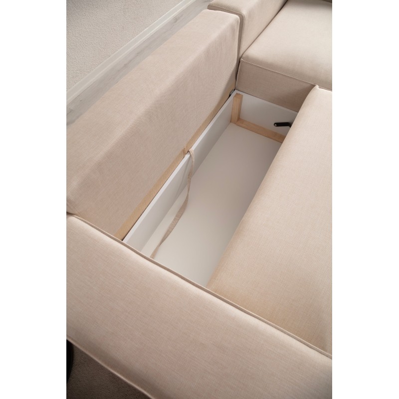 Corner Sofa-Bed Pırlo Corner Right - Ecru Ecru