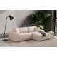 Corner Sofa-Bed Pırlo Corner Right - Ecru Ecru Corner Sofa-Bed Pırlo Corner Right - Ecru Ecru