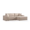 Corner Sofa-Bed Pırlo Corner Right - Ecru Ecru