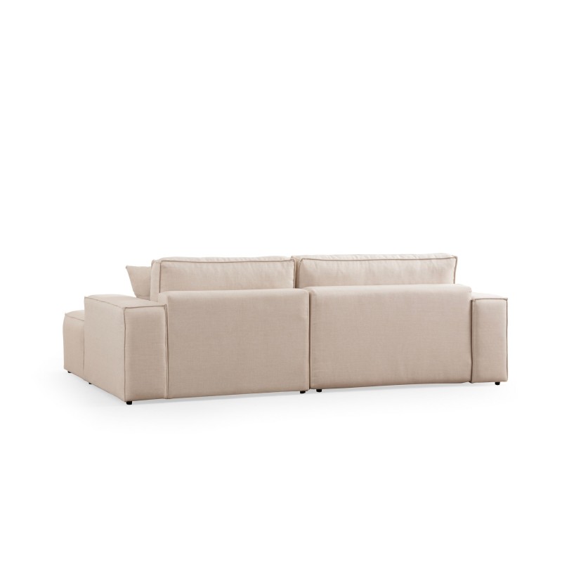 Corner Sofa-Bed Pırlo Corner Right - Ecru Ecru