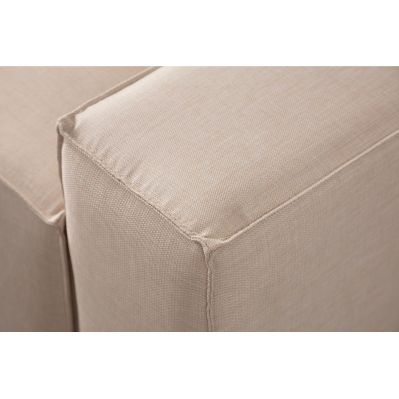 Γωνιακός Καναπές Κρεβάτι Pırlo Αριστερή Γωνία 206x145x43εκ - Ecru