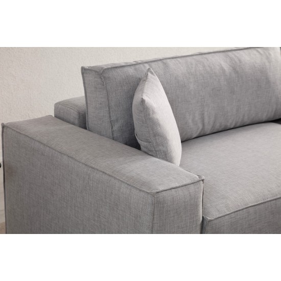 Corner Sofa-Bed Pırlo Corner Right - Light Grey Light Grey Corner Sofa-Bed Pırlo Corner Right - Light Grey Light Grey