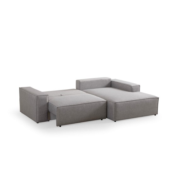Corner Sofa-Bed Pırlo Corner Right - Light Grey Light Grey Corner Sofa-Bed Pırlo Corner Right - Light Grey Light Grey