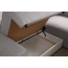 Corner Sofa-Bed Pırlo Corner Right - Light Grey Light Grey