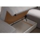 Corner Sofa-Bed Pırlo Corner Right - Light Grey Light Grey Corner Sofa-Bed Pırlo Corner Right - Light Grey Light Grey