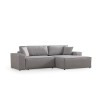 Corner Sofa-Bed Pırlo Corner Right - Light Grey Light Grey