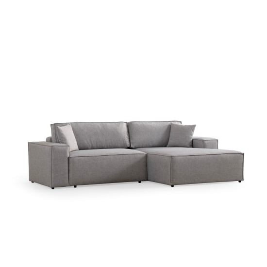 Corner Sofa-Bed Pırlo Corner Right - Light Grey Light Grey Corner Sofa-Bed Pırlo Corner Right - Light Grey Light Grey