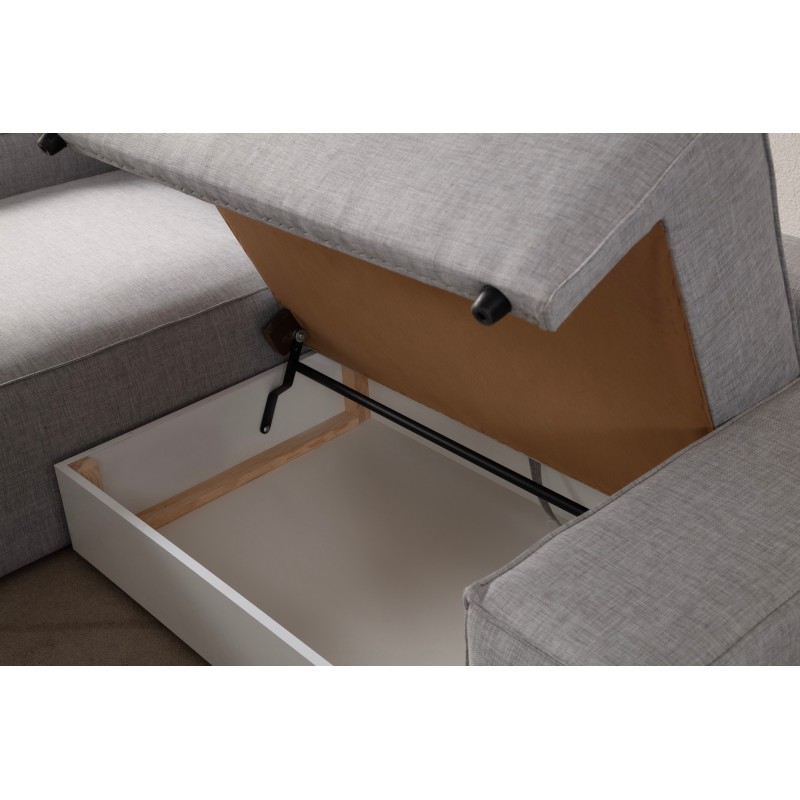 Corner Sofa-Bed Pırlo Corner Left - Light Grey Light Grey