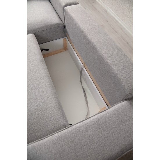 Corner Sofa-Bed Pırlo Corner Left - Light Grey Light Grey Corner Sofa-Bed Pırlo Corner Left - Light Grey Light Grey