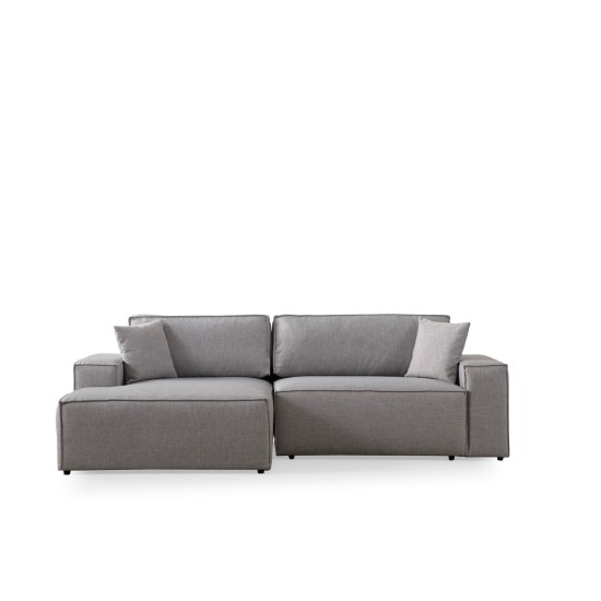 Corner Sofa-Bed Pırlo Corner Left - Light Grey Light Grey Corner Sofa-Bed Pırlo Corner Left - Light Grey Light Grey