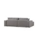 Corner Sofa-Bed Pırlo Corner Left - Light Grey Light Grey Corner Sofa-Bed Pırlo Corner Left - Light Grey Light Grey
