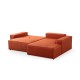Corner Sofa-Bed Pırlo Corner Right - Orange Orange Corner Sofa-Bed Pırlo Corner Right - Orange Orange