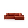 Corner Sofa-Bed Pırlo Corner Right - Orange Orange