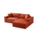 Corner Sofa-Bed Pırlo Corner Right - Orange Orange Corner Sofa-Bed Pırlo Corner Right - Orange Orange