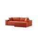 Corner Sofa-Bed Pırlo Corner Right - Orange Orange Corner Sofa-Bed Pırlo Corner Right - Orange Orange