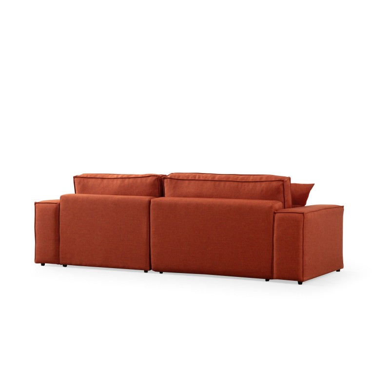 Corner Sofa-Bed Pırlo Corner Right - Orange Orange