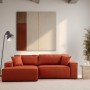 Γωνιακός Καναπές Κρεβάτι Pırlo Αριστερή Γωνία 206x145x43εκ - Orange Orange