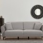 3-Seat Sofa-Bed Aren - Grey Grey