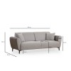 3-Seat Sofa-Bed Aren - Grey Grey