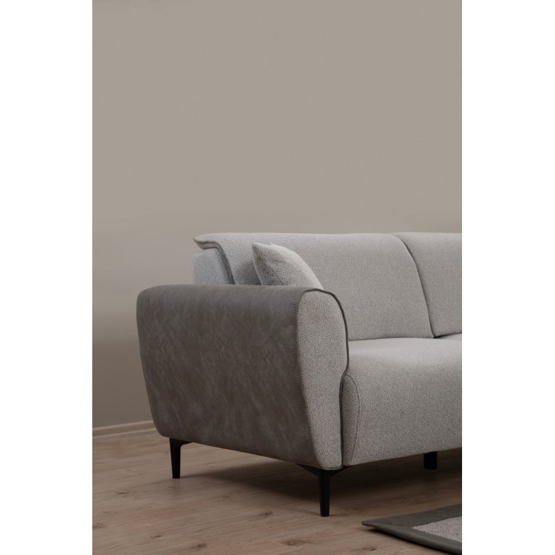 3-Seat Sofa-Bed Aren - Grey Grey