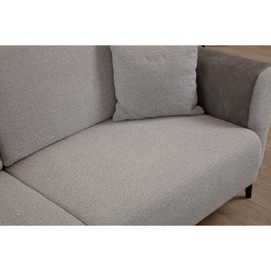 3-Seat Sofa-Bed Aren - Grey Grey 3-Seat Sofa-Bed Aren - Grey Grey