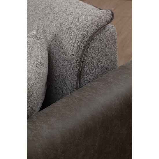 3-Seat Sofa-Bed Aren - Grey Grey 3-Seat Sofa-Bed Aren - Grey Grey
