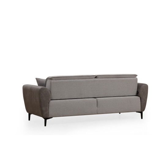 3-Seat Sofa-Bed Aren - Grey Grey 3-Seat Sofa-Bed Aren - Grey Grey