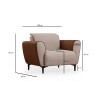1-Seat Sofa Aren - Beige Beige
Cinnamon