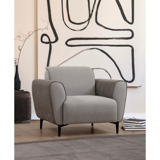 1-Seat Sofa Aren - Grey Grey 1-Seat Sofa Aren - Grey Grey