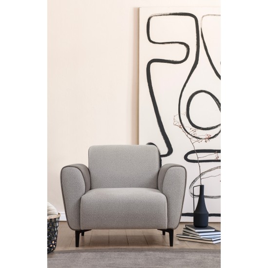1-Seat Sofa Aren - Grey Grey 1-Seat Sofa Aren - Grey Grey