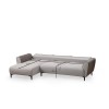 Corner Sofa-Bed Aren Left - Grey Grey