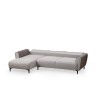 Corner Sofa-Bed Aren Left - Grey Grey