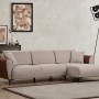 Corner Sofa-Bed Aren Right - Beige, Cinnamon Beige
Cinnamon