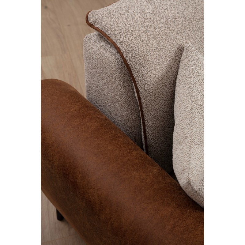 Corner Sofa-Bed Aren Right - Beige, Cinnamon Beige
Cinnamon